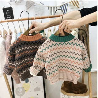 Korean Version Of Childrens Clothing Mens And Womens Baby Sweater - Phosgene