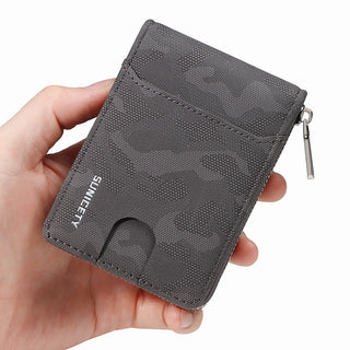 Camouflage Large Capacity Zipper Men's Wallet - Phosgene