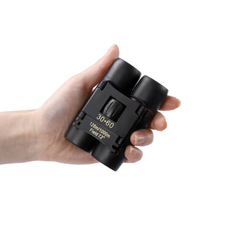 Binoculars 30x60 Zoom Travel Compact Folding Telescope Hunting Day Night Outdoor Small Pocket Binoculars Compact Adults, Mini Kids Binoculars Boys For Bird Watching, Concert Theater Opera - Phosgene