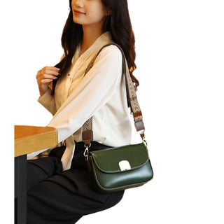 Genuine Leather Women's Bag First Layer Vegetable Tanned Portable Crossbody Phosgene