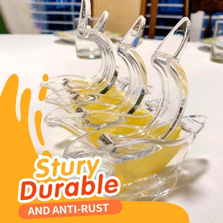 Manual Lemon Juicer Transparent Acrylic Elegance Bird Shape Lemon Slice Squeezer Kitchen Tools Gadgets - Phosgene