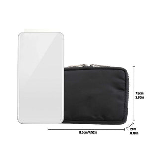 Women's Simple And Compact Multi-function Hand-held RFID Anti-theft Swiping Wallet Phosgene