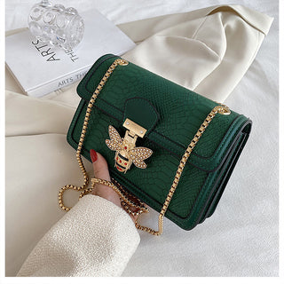 Fashionable Stylish Chain Shoulder Trendy Retro Messenger Bag Phosgene