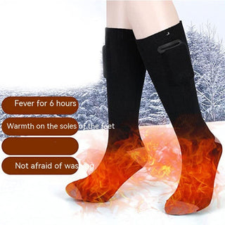 Warm Long Thick Electric Heating Socks - Phosgene