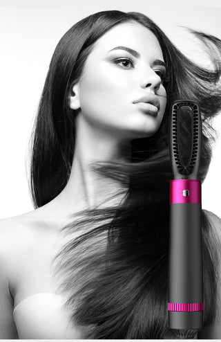 Professional 5 In 1 Hair Dryer Brush Dryer And Straightening Brush Electric Hair Styling Tool Automatic Hair Curler Beauty Supplies Gadgets - Phosgene