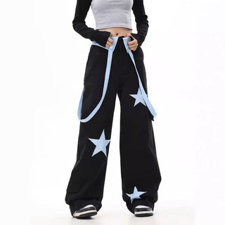 American Dopamine XINGX Embroidered Casual Pants - Phosgene