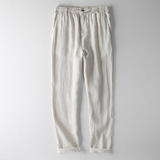 Men's Thin Loose Plus Size Linen Casual Pants Phosgene