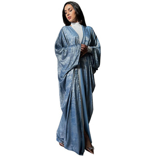 Muslim Fashion Bronzing Robe Abaya Outer Wear - Phosgene