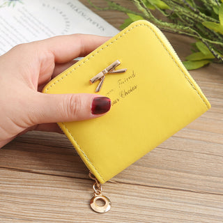 Women's Zipper Short Coin Purse Phosgene