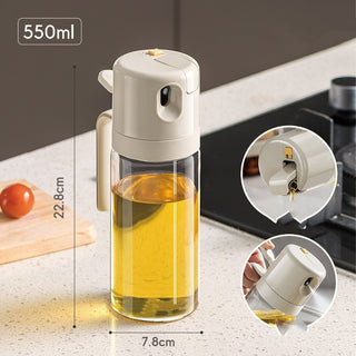 2 In 1 Oil Sprayer Bottle BBQ Cooking Oil Dispenser Olive Oil Pourers Sprayer Kitchen Baking Oil Mister Vinegar Bottle - Phosgene