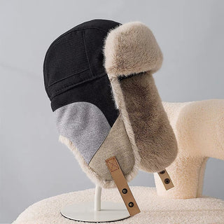 Ushanka Unisex Riding Cold-proof Fleece-lined Warm - Phosgene