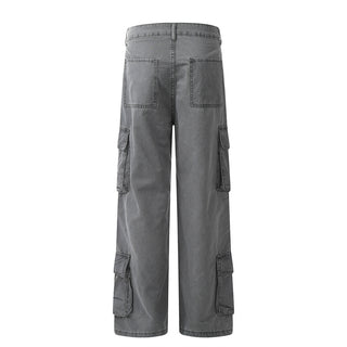 Fashion Personality Multi-pocket Cargo Pants Men Phosgene