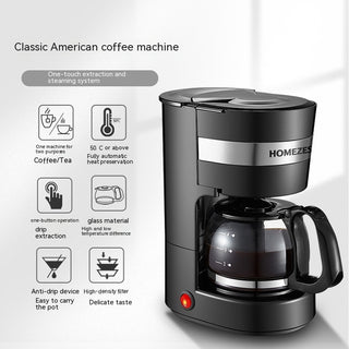 Household Automatic Tea Cooking Small American Drip Coffee Maker Phosgene