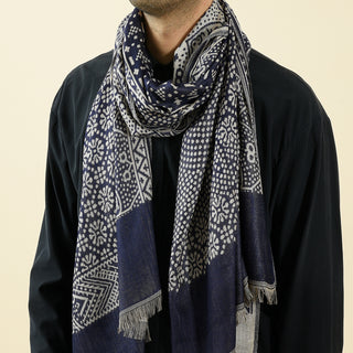 Cotton And Linen Yarn-dyed Scarf Short Beard Ethnic Style - Phosgene