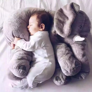 Soft Comfort Elephant Plush Toy  Accompany Sleeping Baby Sleep Child Pillow Leather Shell - Phosgene