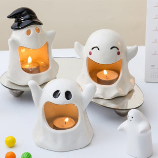 Special Halloween Ghost Festival Ceramic Craft Ornaments - Phosgene