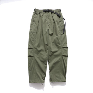 Men's Loose Multi-pocket Overalls With Belt - Phosgene