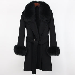 Double-faced Woolen Goods Wool Overcoat Long High-end - Phosgene