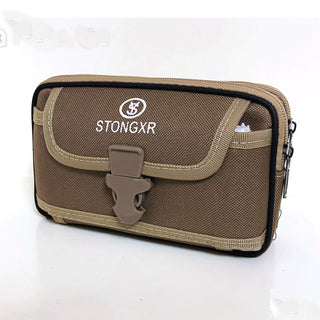 Oxford Cloth Waterproof Snap Phone Bag - Phosgene