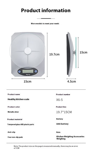 Simple Mini Kitchen Electronic Scale - Phosgene