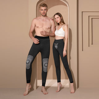 Couple Kneecap Silk Soft Wool Warm-keeping Pants - Phosgene