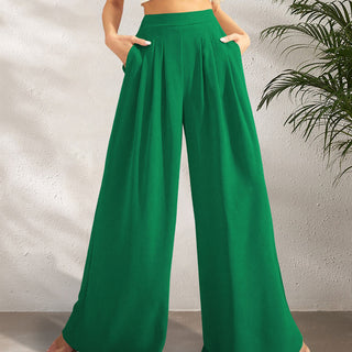 Fashion Straight Women's Wide-leg Pants Loose Phosgene