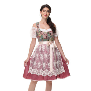 Munich Beer Lace Maid Performance Skirt Suit - Phosgene