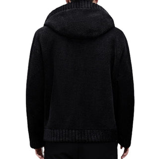 Fur-integrated Double-sided Cashmere Hooded Jacket - Phosgene