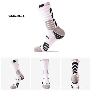 Men's Elite Trendy Contrast Color Long Tube Basketball Socks - Phosgene