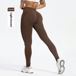 European And American Sports Seamless Hip Raise Yoga Pants Women Phosgene