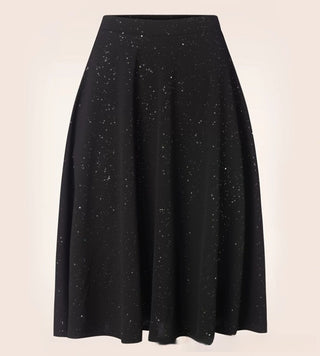 Skirt Printed Elastic Waist Slimming Skirt - Phosgene