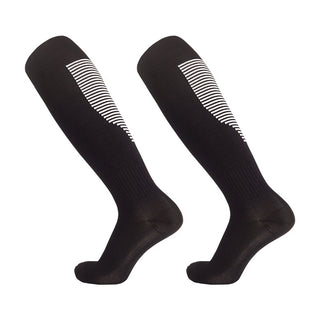 Thin Soccer Socks Men's Breathable Training Sports Children's Striped Over The Knee - Phosgene