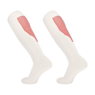 Thin Soccer Socks Men's Breathable Training Sports Children's Striped Over The Knee - Phosgene