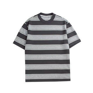 Men's Summer Japanese Vintage Stripe T-shirt Phosgene