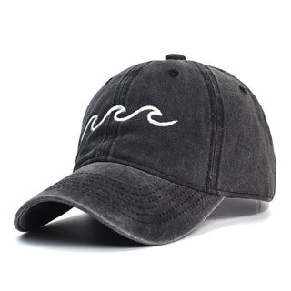 Washed Cotton Printed Hat Old Dad Hat - Phosgene