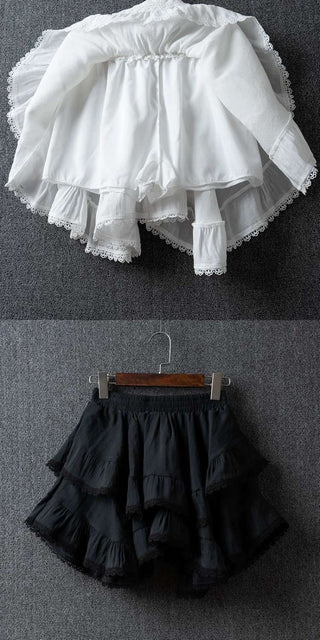 Women's Summer Irregular Lace Skirt Phosgene