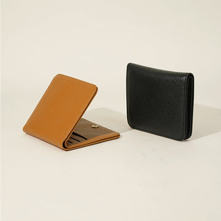 Simple Women's Two-fold Ultra-thin Practical Couple Wallet - Phosgene