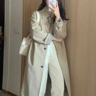 Korean Style Windbreaker Early Autumn Coat Women's Small - Phosgene