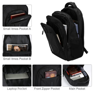 Men Women Laptop Backpack 40L Large Waterproof Rucksack Travel School Bag - Phosgene