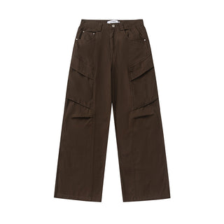 Men's Solid Color Loose Straight Pants Phosgene