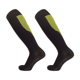 Thin Soccer Socks Men's Breathable Training Sports Children's Striped Over The Knee - Phosgene