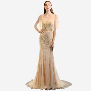 Temperament High-end Bride Fishtail Evening Dress Woman - Phosgene