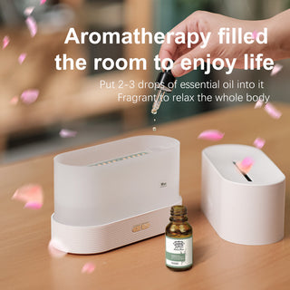 Drop Shipping Factory Direct Sale Fire Flame Humidifier Aroma Diffuser 2022 Air Essential Oil Ultrasonic Humidifier - Phosgene