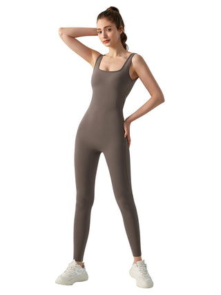 Women's Fashion Nude Feel Yoga Jumpsuit - Phosgene