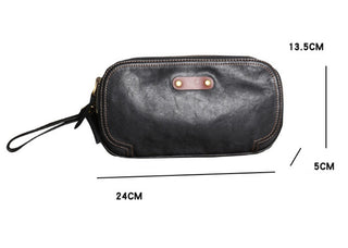 Men's Multi-functional Small Bag Cowhide Fanny Pack One Shoulder Cross-body - Phosgene