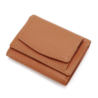 Minimalist And Creative Multi Card Mini Leather Wallet Phosgene