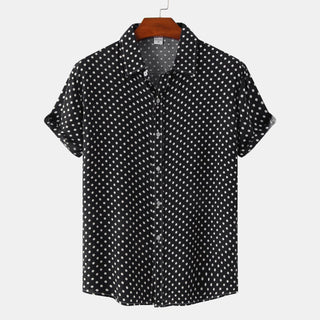 New Men's Plus Size Floral Shirts Popular Fashion Phosgene