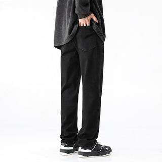 Men's Fashionable All-match Straight Long Pants - Phosgene