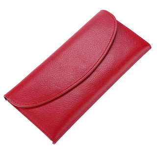 Women's Leather Simple Wallet Long - Phosgene