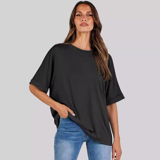 Women's Pullover Top Loose Short Sleeve - Phosgene